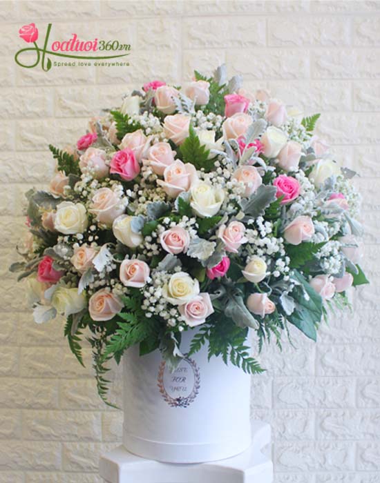 Congratulation flowers - Sweet pink